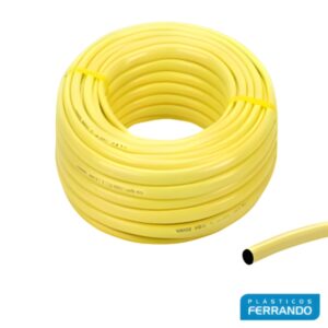 Manguera de PVC Amarilla de Triple Capa