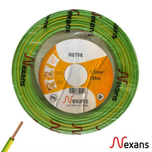Green/Yellow Electrical Cable (U500 SV H07 V-K)