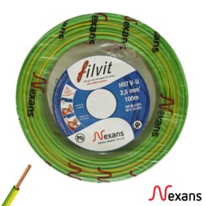 Green/Yellow Electrical Cable (U500V H07 V-R)