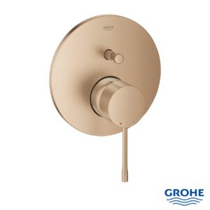 Concealed Bath Mixer Gold Rose Essence New